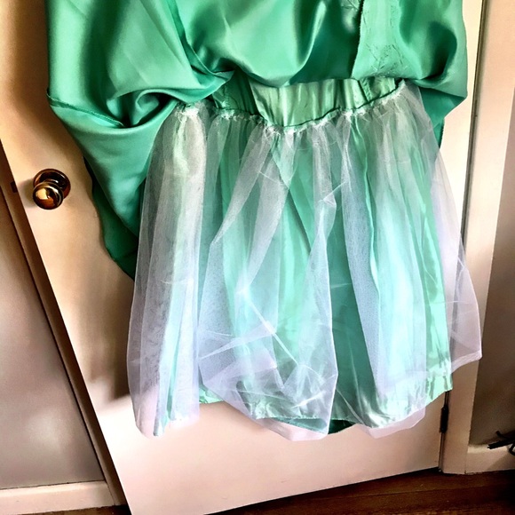 Turquoise with sequence Prom Dress - Picture 3 of 5